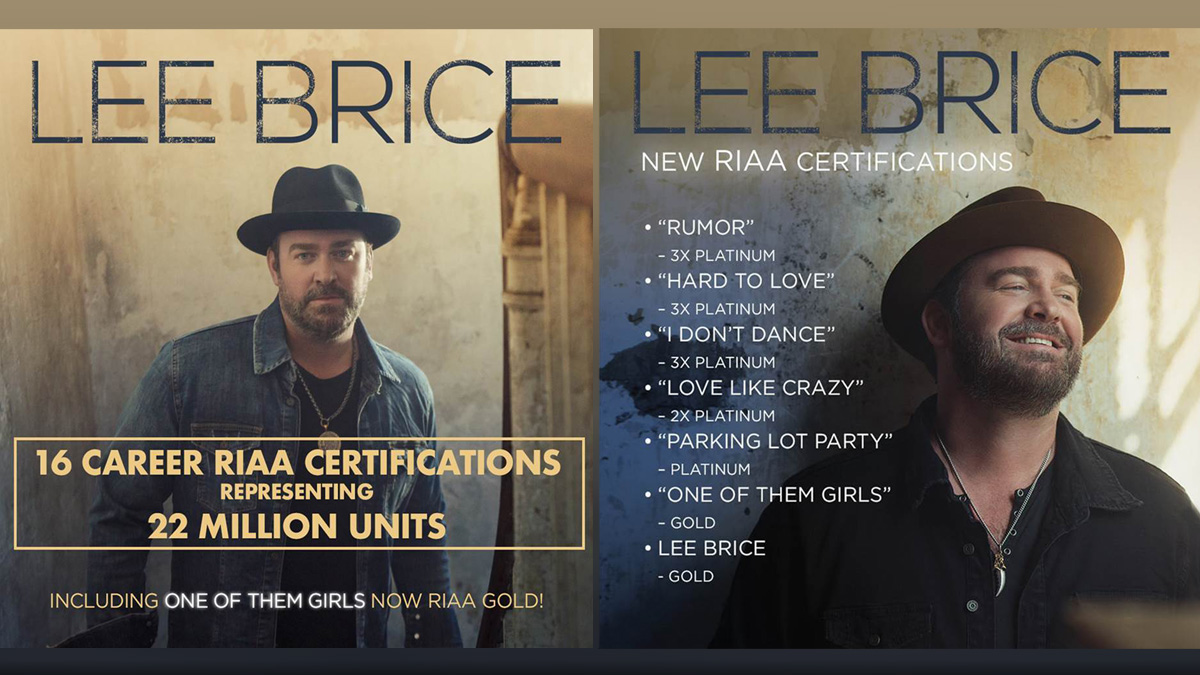 Lee Brice Surprised with Multiple Career Accomplishments Celebration – Curb  | Word Entertainment