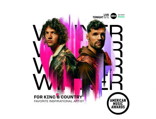 FOR KING + COUNTRY GARNERS 2022 AMERICAN MUSIC AWARD FOR “FAVORITE INSPIRATIONAL ARTIST” 